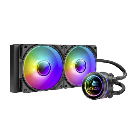 [205011] DISIPADOR LIQUIDO CYBERPOWERPC GALEFORCE 240CT FULL COMPATIBLE INTELAMD NEGRO CAJA OEM