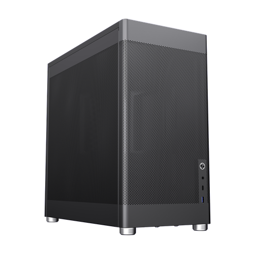 [205068] CASE GAMING GAMEMAX MESHBOX PRO | ATX | USB 3.0 USB TIPO C | HD AUDIO | 100% F.MESH | MALLA LATERAL Y MALLA FRONTAL NEGRO