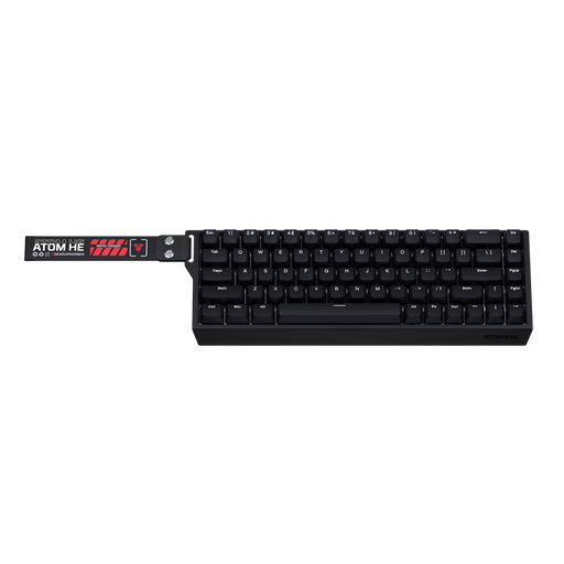 [205140] TECLADO FANTECH ATOM HE68 PRO MK922 CABLEADO NEGRO SWITCH MAGENITCO ESMERALDA