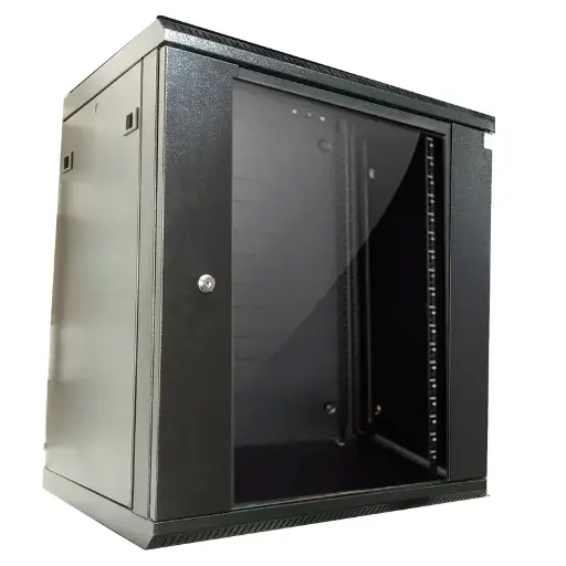 [205145] RACK DE PARED CERRADO CON PUERTA DE VIDRIO BEGPROD 12 UNIDADES 12U 530 X 400 X 600MM RACK12U-PRO