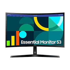 [205213] MONITOR SAMSUNG 24" ESSENTIAL S3 S36GD CURVO 1800R GAME MODE FHD 1920X1080 100HZ HDMI y D-SUB LS24D366GANXZA