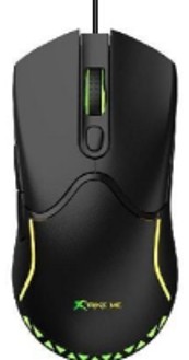 [205227] MOUSE GAMING XTRIKE ME GM-217 OPTICAL/1200.1800.2400.3600DPI/6D/RGB-7/68G/USB/NEGRO 
