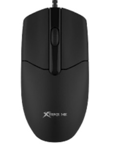 [205235] MOUSE BASICO XTRIKE ME GM-124 BK OPTICAL/3D/1000DPI/USB/NEGRO 