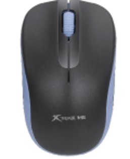 [205238] MOUSE INALAMBRICO XTRIKE ME GW-116 GY OPTICAL/6D/1200DPI/2.4G/GRIS+AZUL 
