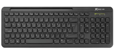 [205254] TECLADO INALAMBRICO 2.4G+BLUETOOTH XTRIKE ME KB-303SP ESPAÑOL/105KET/BT+2.4G/NEGRO