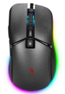 [205284] MOUSE ACER NITRO OMW314BK GAMING RGB LIGTH 7 BOTONES 800/1200/1600 DPI NEGRO 