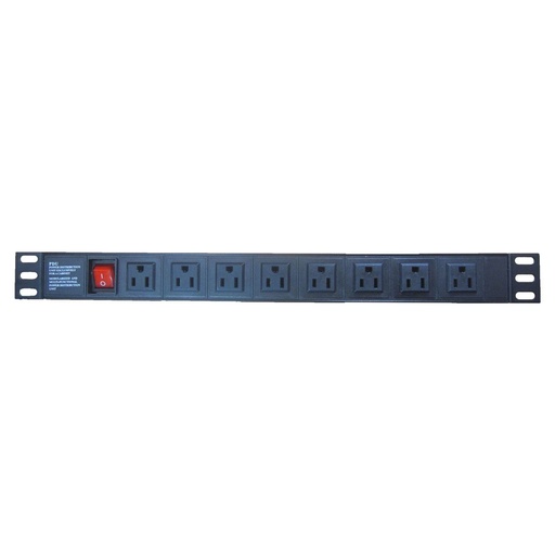 [205307] PDU REGLETA MULTITOMA BEGPROD PDU-8 RACK SUPRESOR DE PICO 15A / 482.6MM