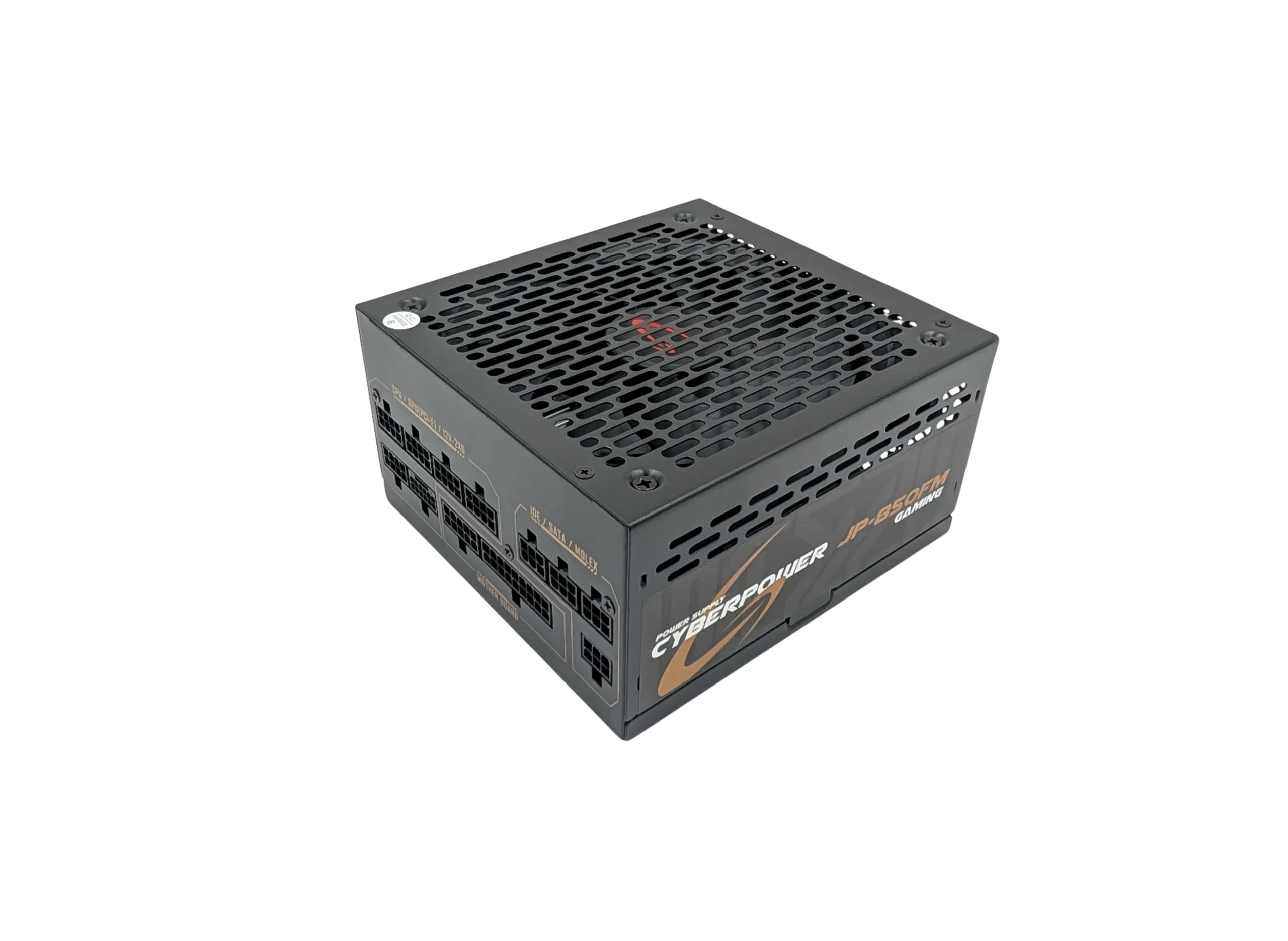 [205342] FUENTE DE PODER JEMIP 850W GAMING FULL | JP-850FM | 80+ BRONZE | CERTIFICADA CYBERNETICS | 12V| 100-240V | NEGRO | FULL MODULAR